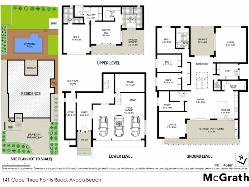141 Cape Three Points Road, Avoca Beach NSW 2251 Floorplan