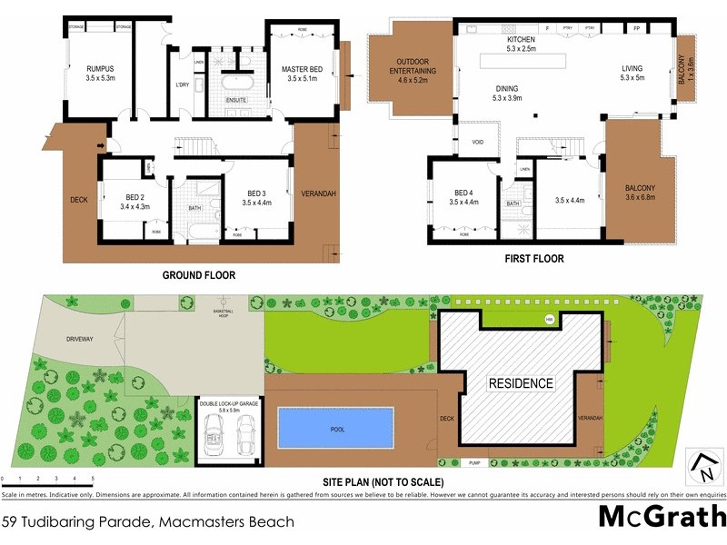 59 Tudibaring Parade, Macmasters Beach NSW 2251 Floorplan
