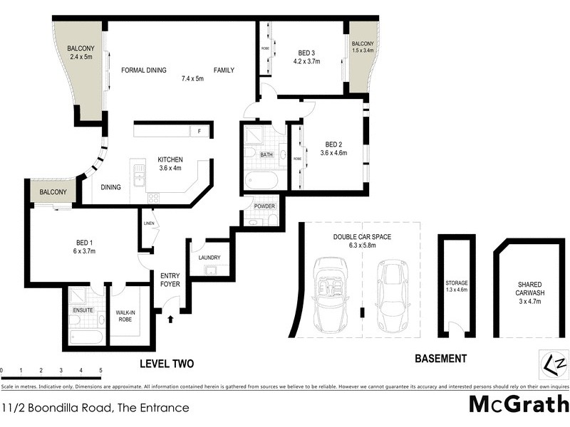 11/2 Boondilla Road, The Entrance NSW 2261 Floorplan