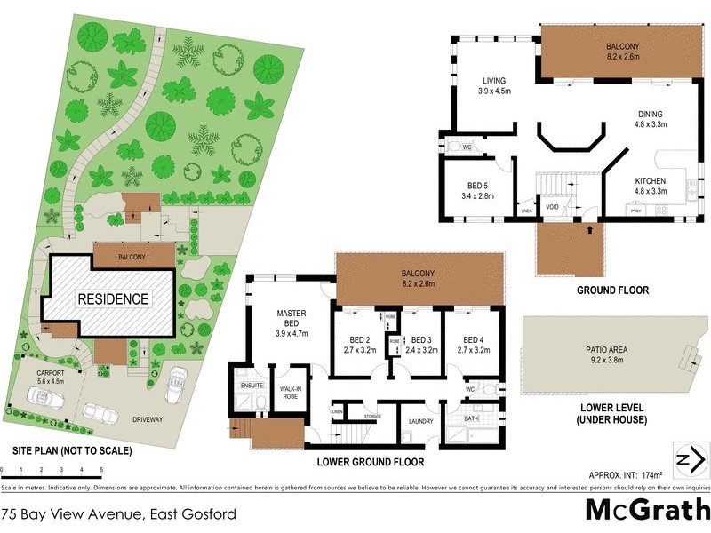 75 Bay View Avenue, East Gosford NSW 2250 Floorplan