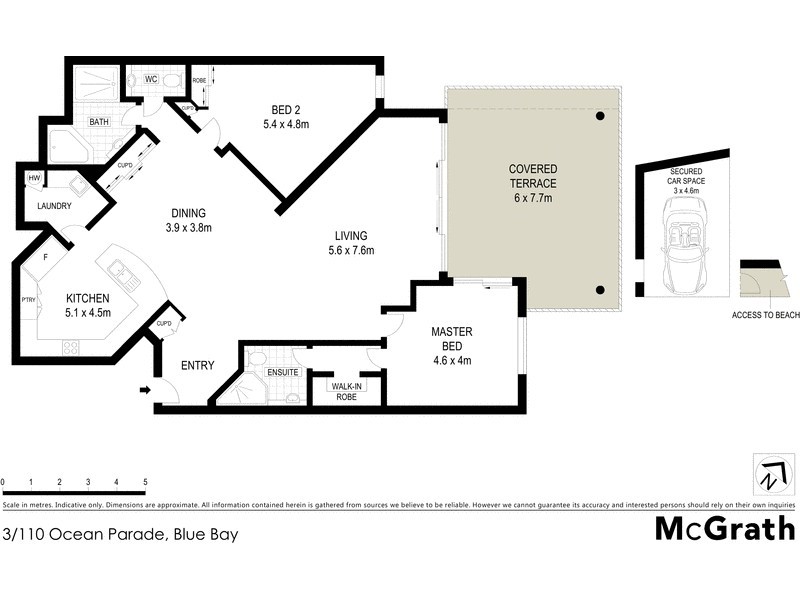 3/110 Ocean Parade, Blue Bay NSW 2261 Floorplan