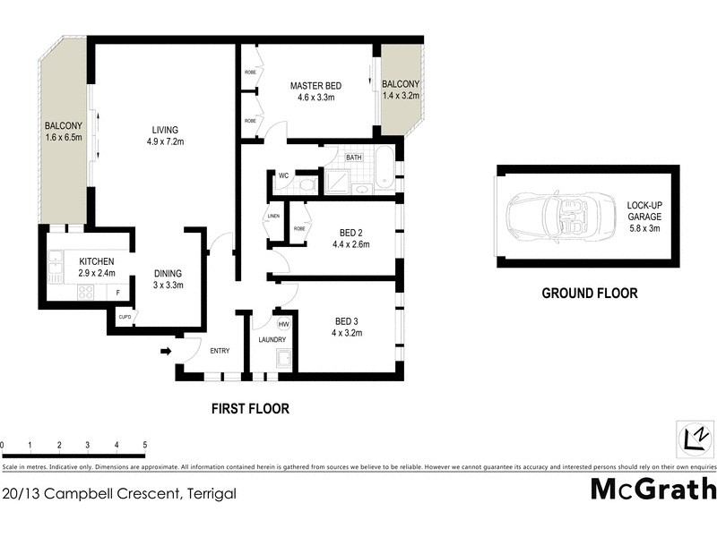20/13 Campbell Crescent, Terrigal NSW 2260 Floorplan