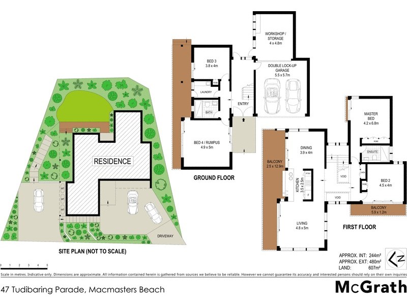 47 Tudibaring Parade, Macmasters Beach NSW 2251 Floorplan