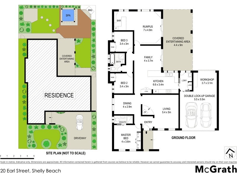 20 Earl Street, Shelly Beach NSW 2261 Floorplan