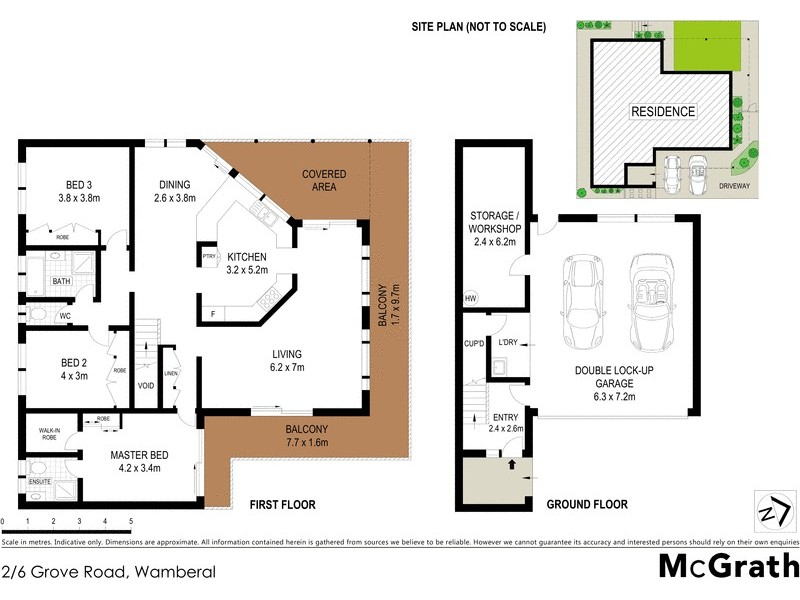 2/6 Grove Road, Wamberal NSW 2260 Floorplan