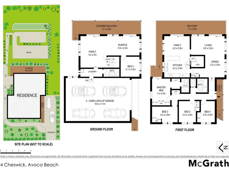4 Cheswick Street, Avoca Beach NSW 2251 Floorplan