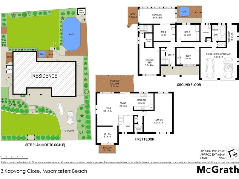 3 Kapyong Close, Macmasters Beach NSW 2251 Floorplan