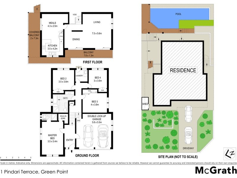 1 Pindari Terrace, Green Point NSW 2251 Floorplan