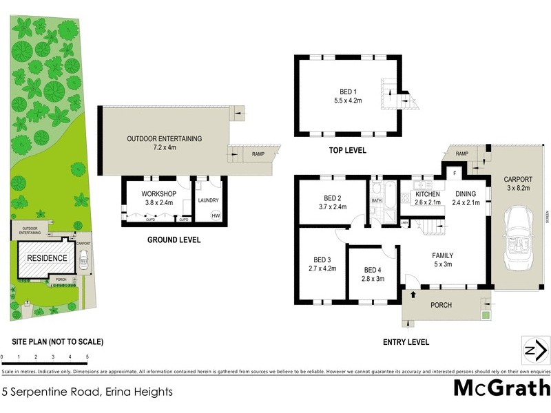 5 Serpentine Road, Erina Heights NSW 2260 Floorplan