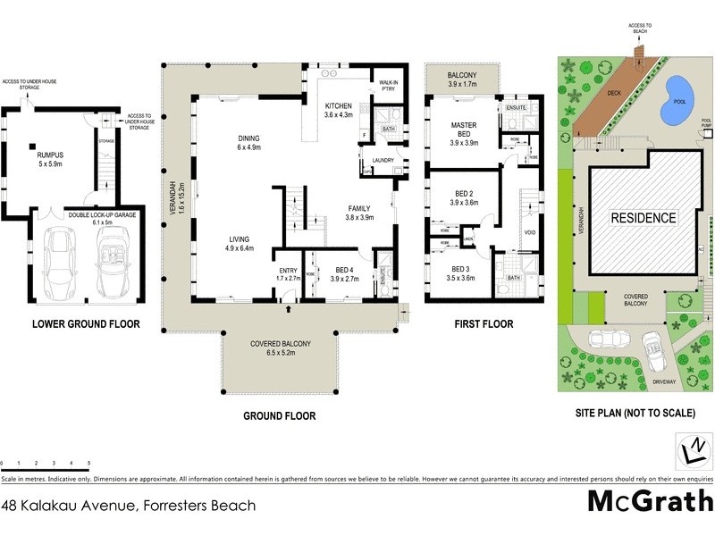 48 Kalakau Avenue, Forresters Beach NSW 2260 Floorplan