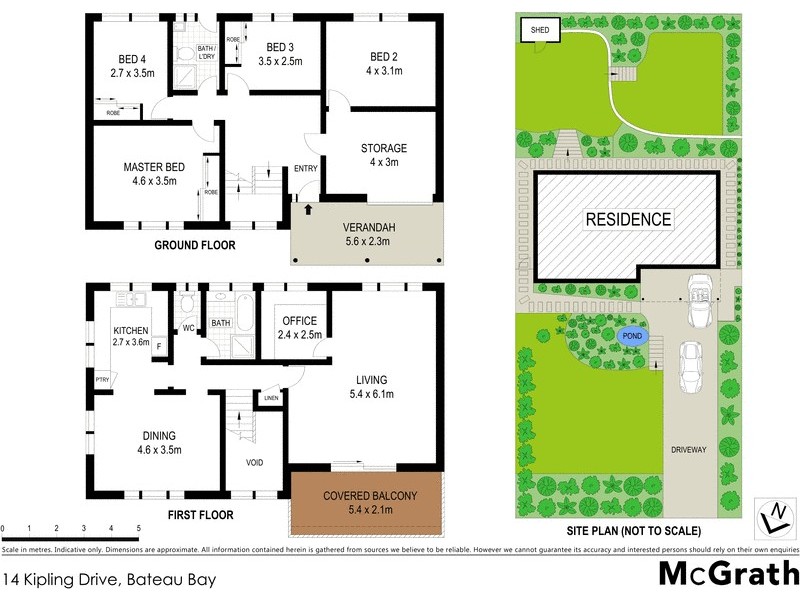 14 Kipling Drive, Bateau Bay NSW 2261 Floorplan