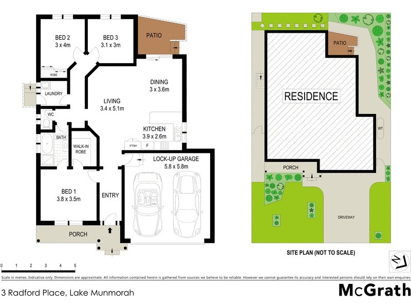 3 Radford Place, Lake Munmorah NSW 2259 Floorplan