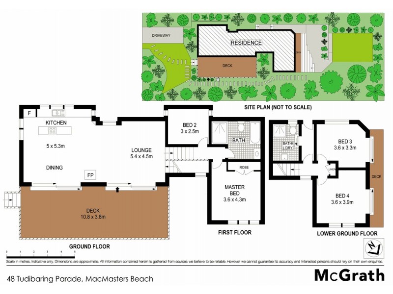48 Tudibaring Parade, Macmasters Beach NSW 2251 Floorplan