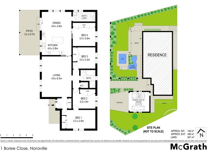 1 Boree Close, Noraville NSW 2263 Floorplan
