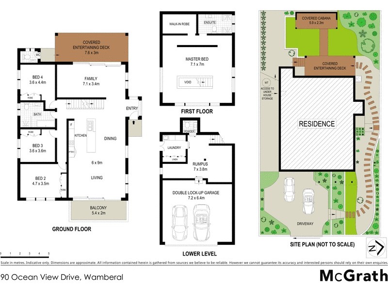 90 Ocean View Drive, Wamberal NSW 2260 Floorplan