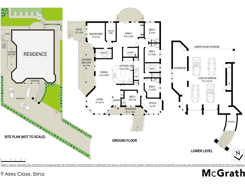 9 Aires Close, Erina NSW 2250 Floorplan