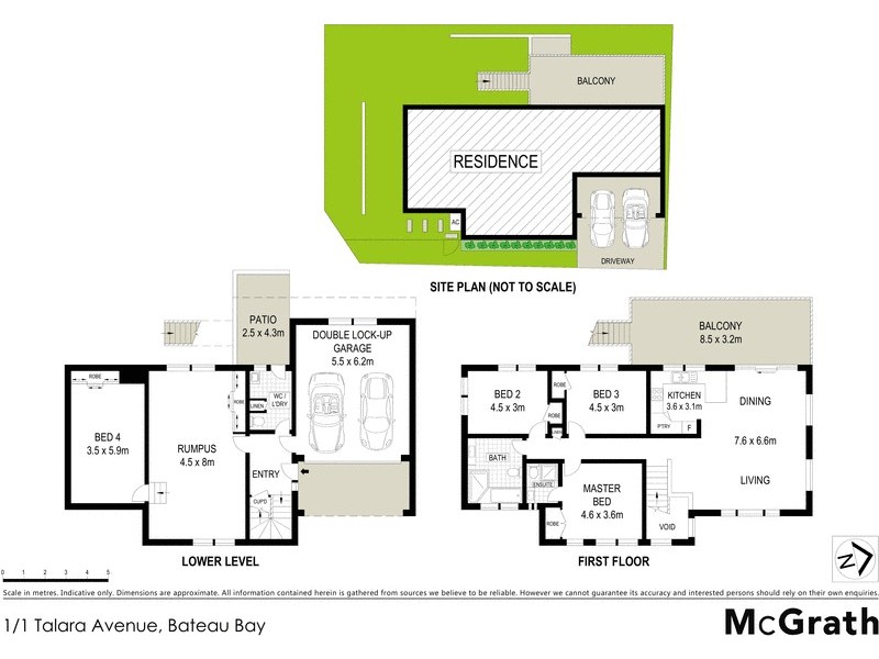 1/1 Talara Avenue East, Bateau Bay NSW 2261 Floorplan