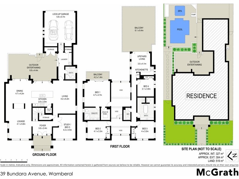 39 Bundara Avenue, Wamberal NSW 2260 Floorplan