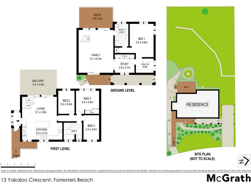 13 Yakaloo Crescent, Forresters Beach NSW 2260 Floorplan