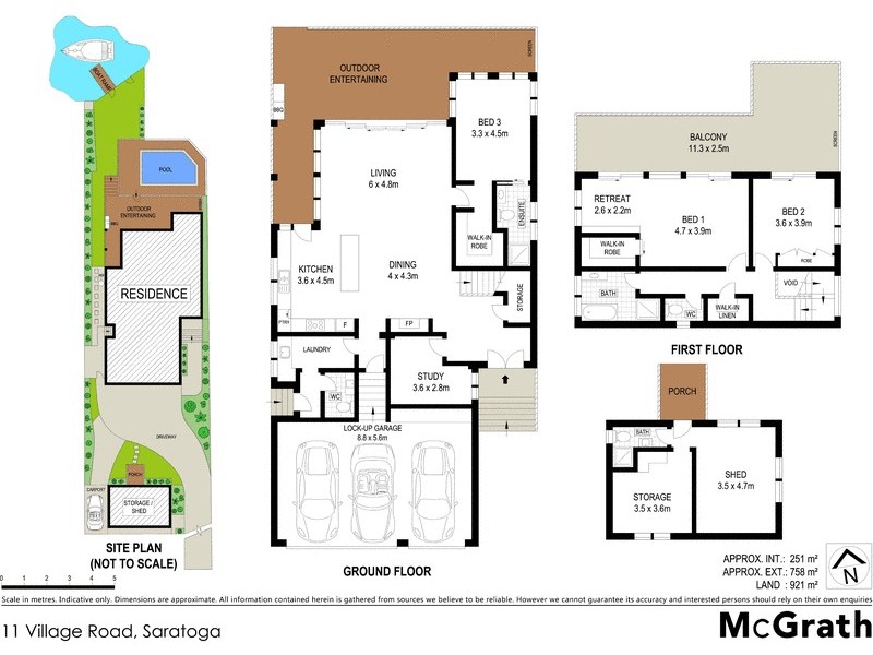 11 Village Road, Saratoga NSW 2251 Floorplan