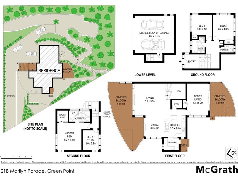 21B Marilyn Parade, Green Point NSW 2251 Floorplan