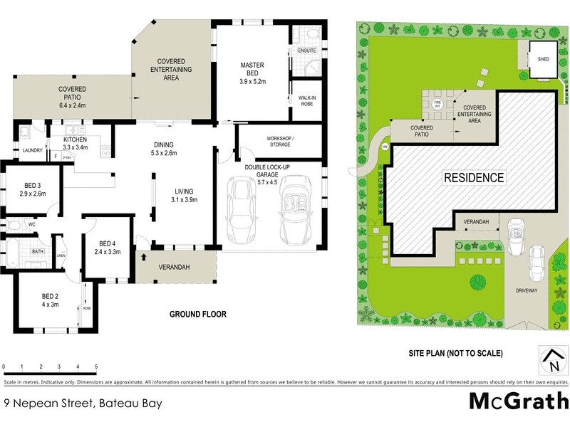 9 Nepean Street, Bateau Bay NSW 2261 Floorplan