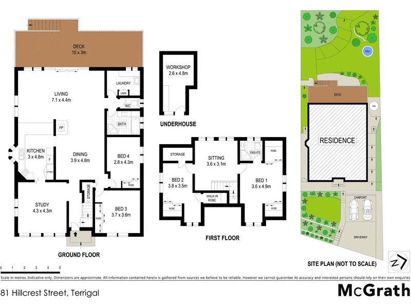 81 Hillcrest Street, Terrigal NSW 2260 Floorplan
