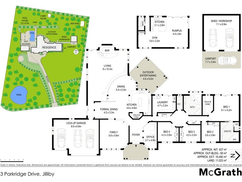 3 Parkridge Drive, Jilliby NSW 2259 Floorplan