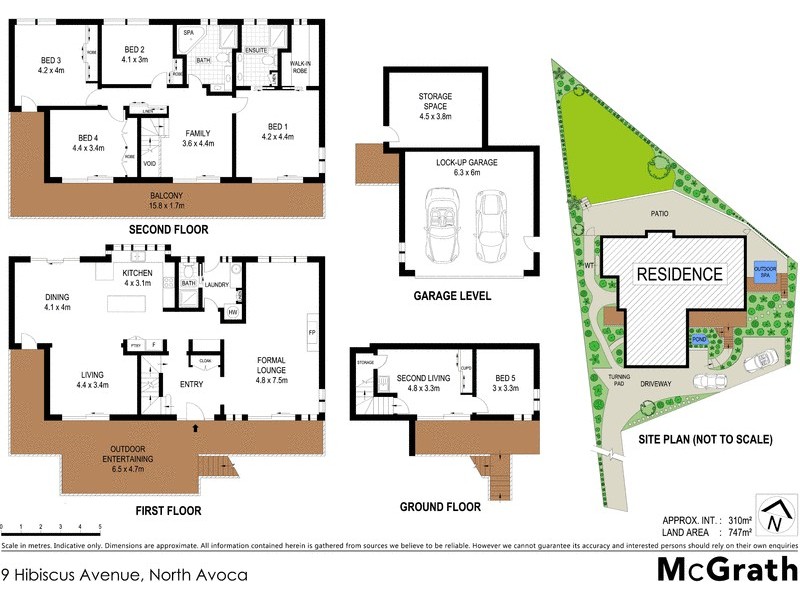 9 Hibiscus Avenue, North Avoca NSW 2260 Floorplan