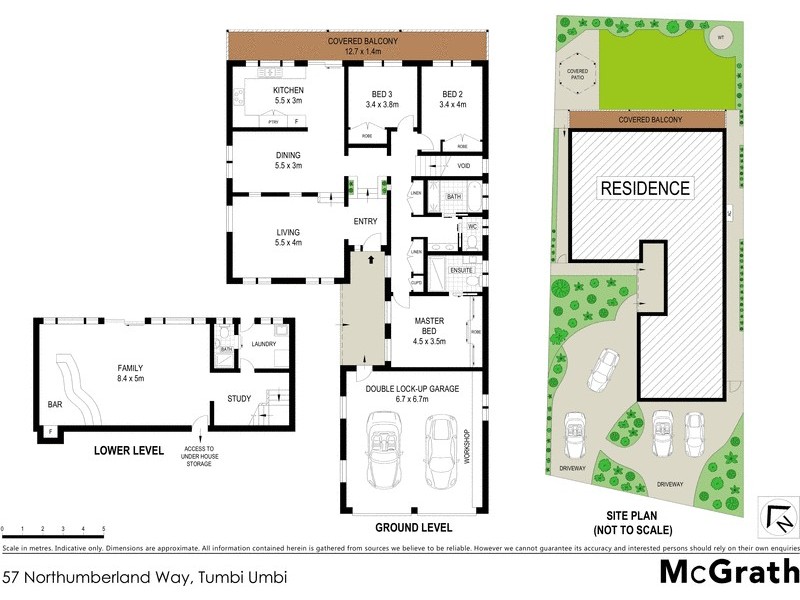 57 Northumberland Way, Tumbi Umbi NSW 2261 Floorplan
