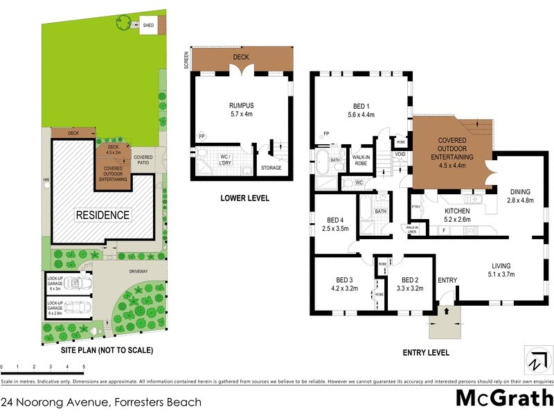 24 Noorong Avenue, Forresters Beach NSW 2260 Floorplan
