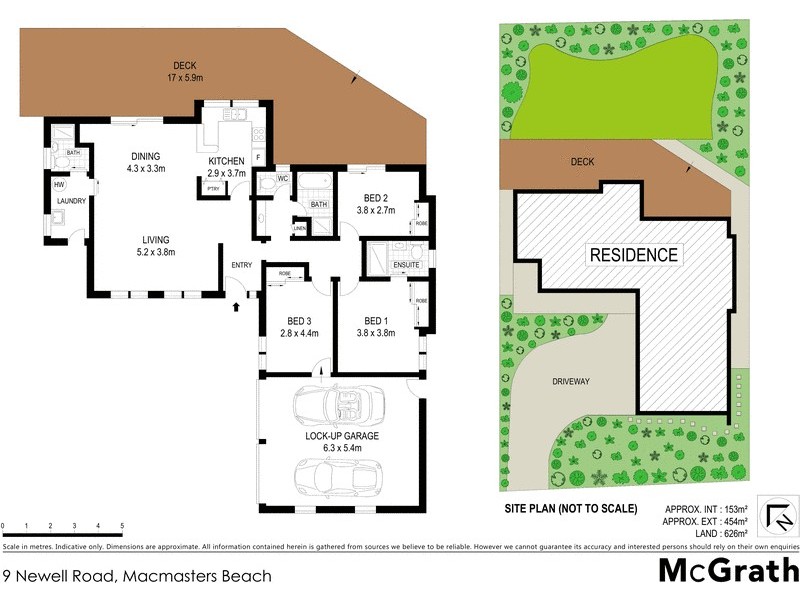 9 Newell Road, Macmasters Beach NSW 2251 Floorplan