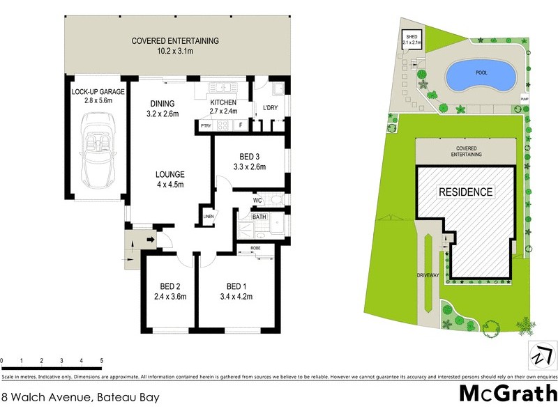 8 Walch Avenue, Bateau Bay NSW 2261 Floorplan