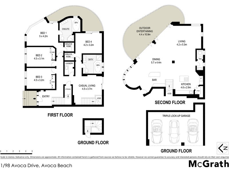 1/98 Avoca Drive, Avoca Beach NSW 2251 Floorplan