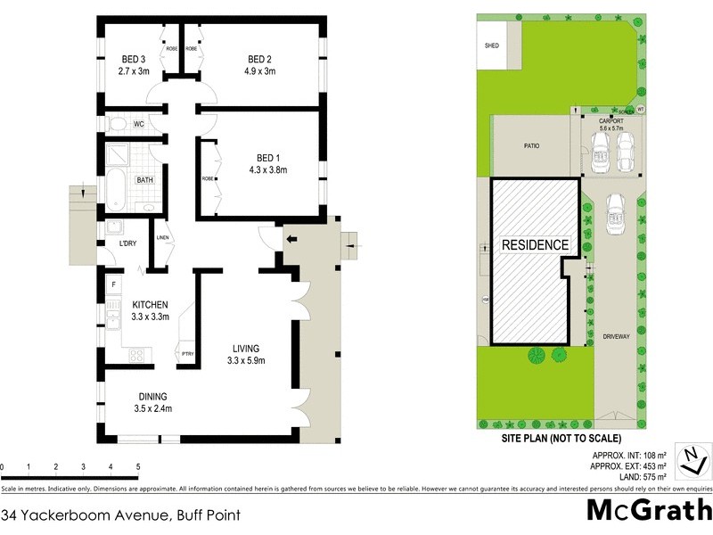 34 Yackerboom Avenue, Buff Point NSW 2262 Floorplan