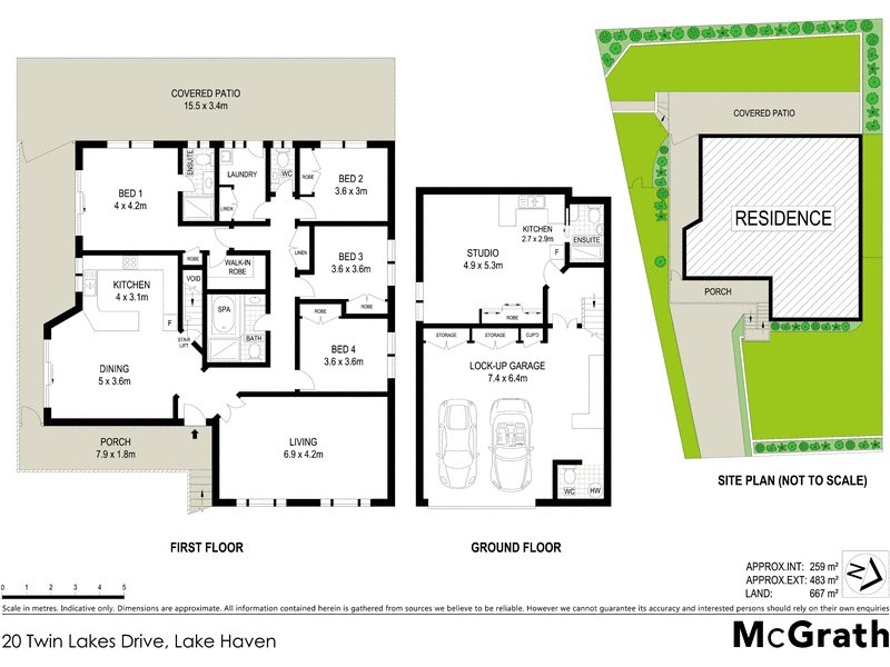 20 Twin Lakes Drive, Lake Haven NSW 2263 Floorplan