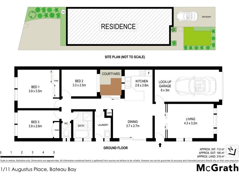 1/11 Augustus Place, Bateau Bay NSW 2261 Floorplan