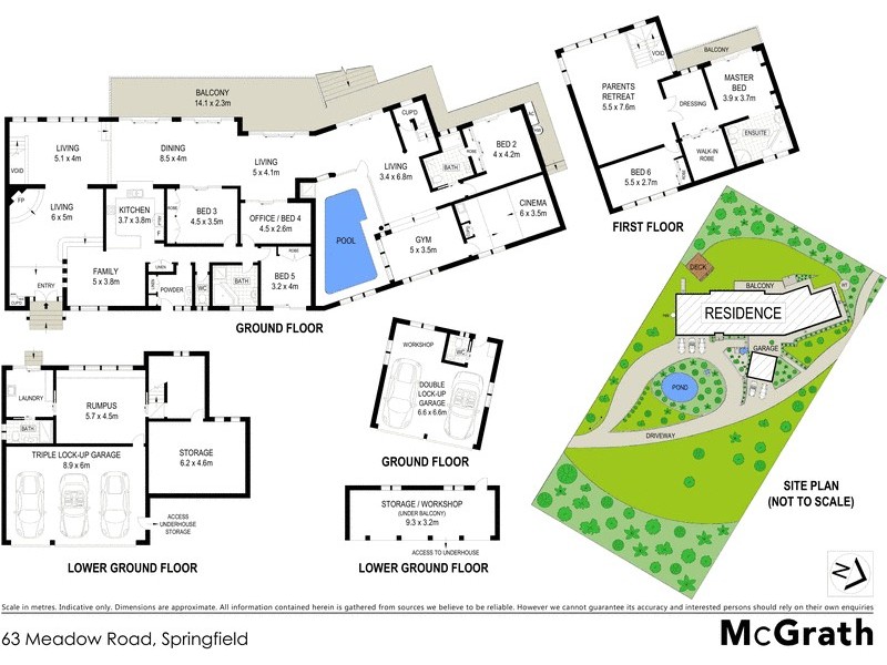63 Meadow Road, Springfield NSW 2250 Floorplan
