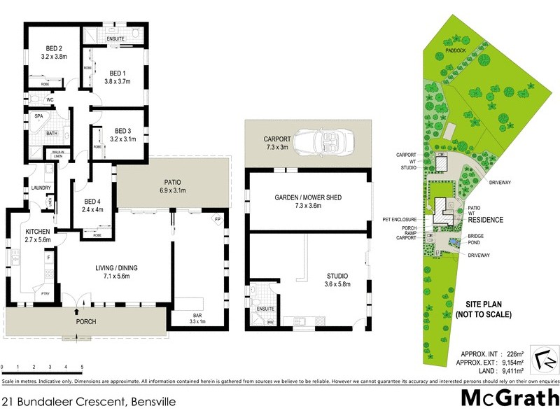 21 Bundaleer Crescent, Bensville NSW 2251 Floorplan