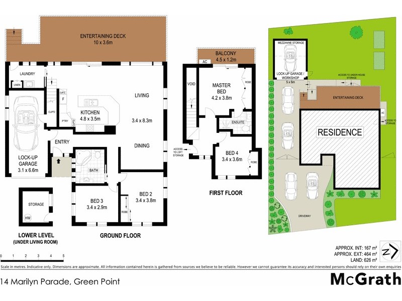 14 Marilyn Parade, Green Point NSW 2251 Floorplan