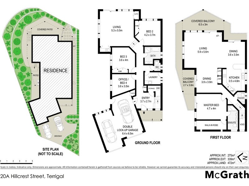 20A Hillcrest Street, Terrigal NSW 2260 Floorplan