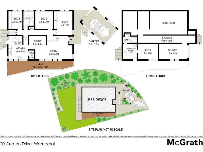 20 Coreen Drive, Wamberal NSW 2260 Floorplan
