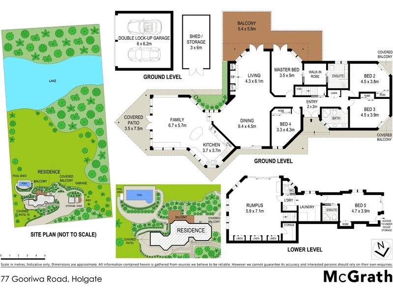 77 Gooriwa Road, Holgate NSW 2250 Floorplan