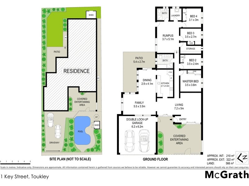 1 Key Street, Toukley NSW 2263 Floorplan