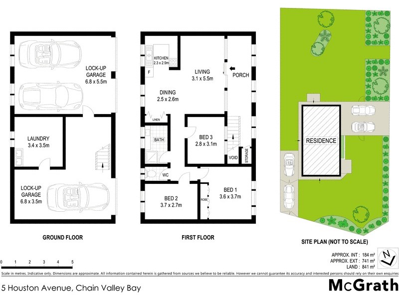 5 houston Avenue, Chain Valley Bay NSW 2259 Floorplan