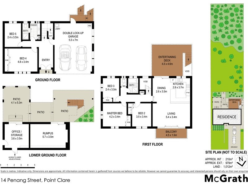 14 Penang Street, Point Clare NSW 2250 Floorplan