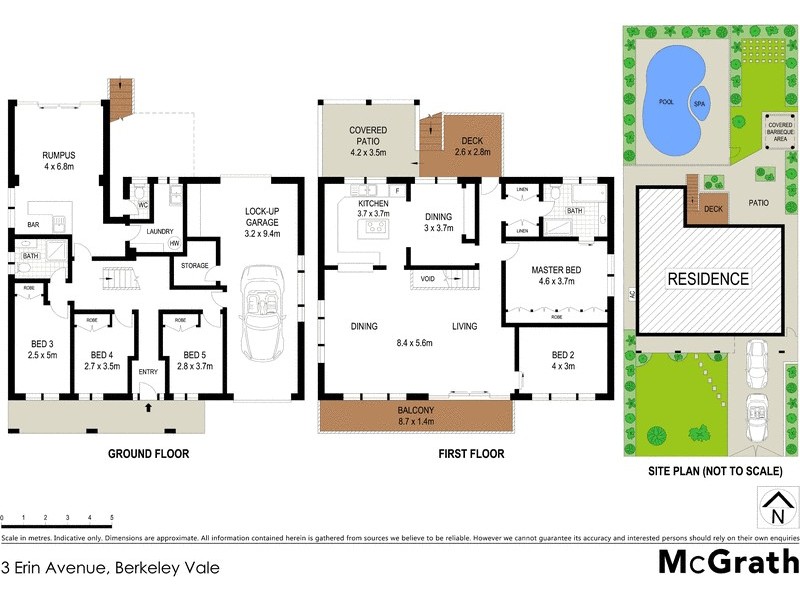 3 Erin Avenue, Berkeley Vale NSW 2261 Floorplan