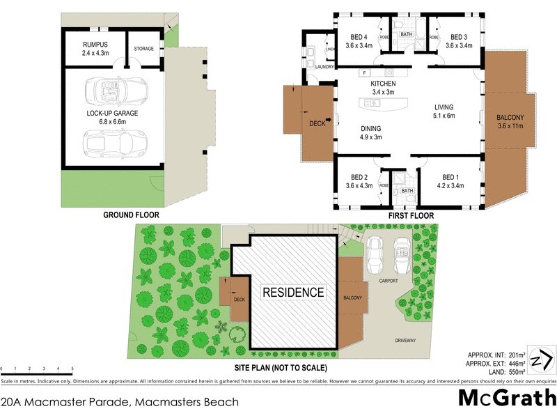 20A Macmaster Parade, Macmasters Beach NSW 2251 Floorplan