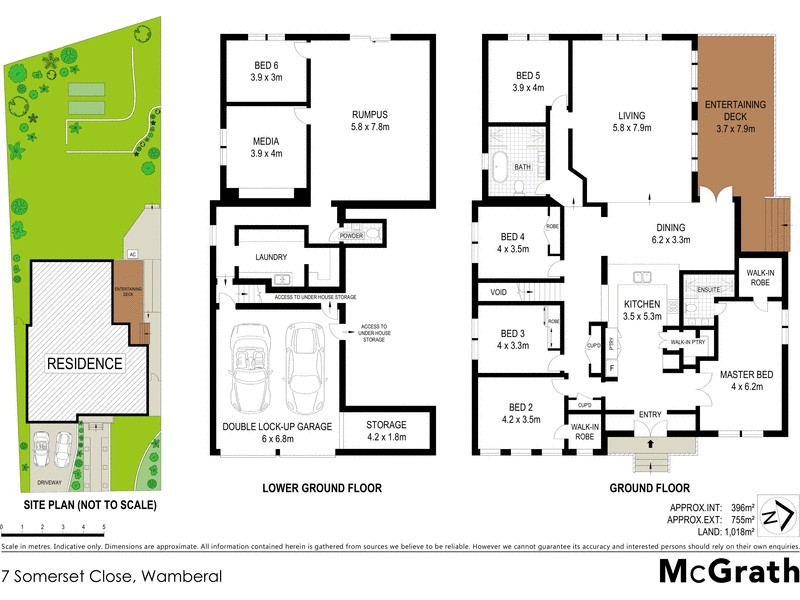 7 Somerset Close, Wamberal NSW 2260 Floorplan