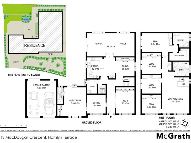 13 MacDougall Crescent, Hamlyn Terrace NSW 2259 Floorplan